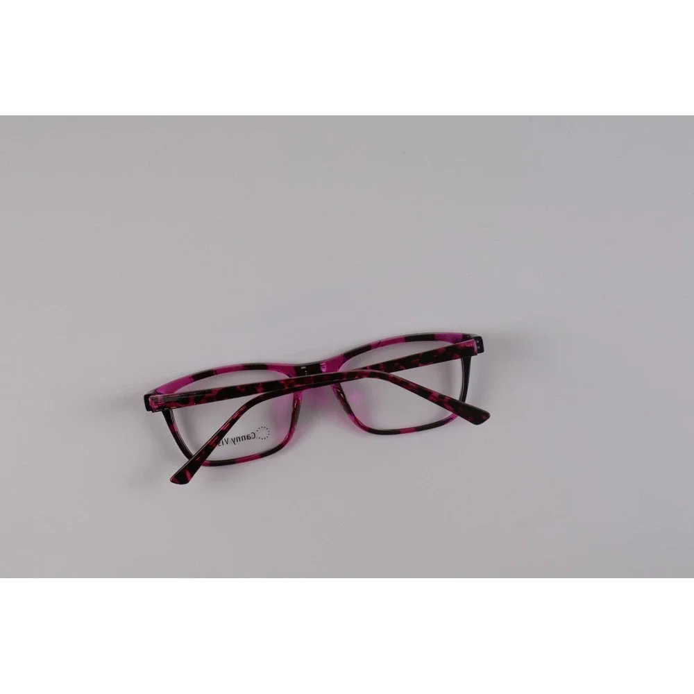 Canny Vision Womens Eyeglasses Janet Wine Demi Tortoise 53-18-140 NWT
